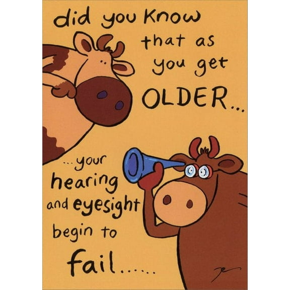 Recycled Paper Greetings Musical Bday Card Funny / Humorous Birthday Card