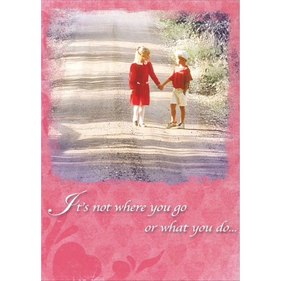 Recycled Paper Greetings Not Where You Go Valentine's Day Card