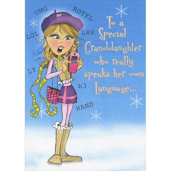 Recycled Paper Greetings Speaks Own Language Christmas Card