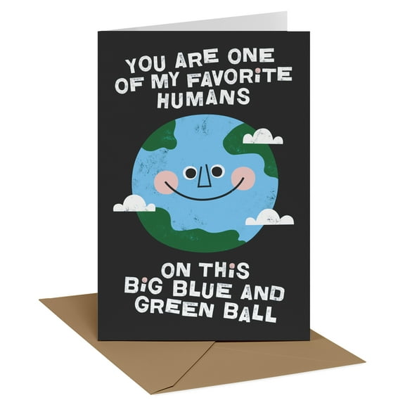 Recycled Paper Greetings Funny Thinking of You Card for Friend (Favorite Human)