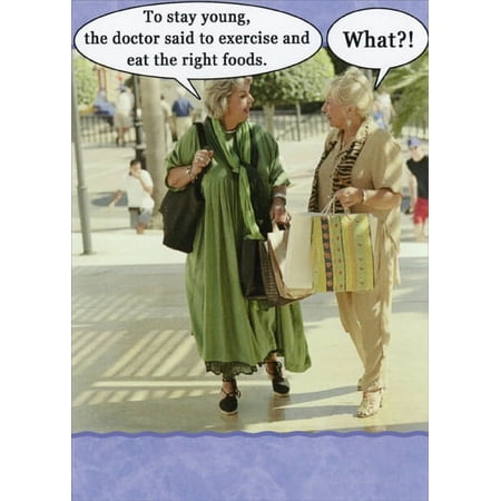 Recycled Paper Greetings To Stay Young Funny / Humorous Birthday Card