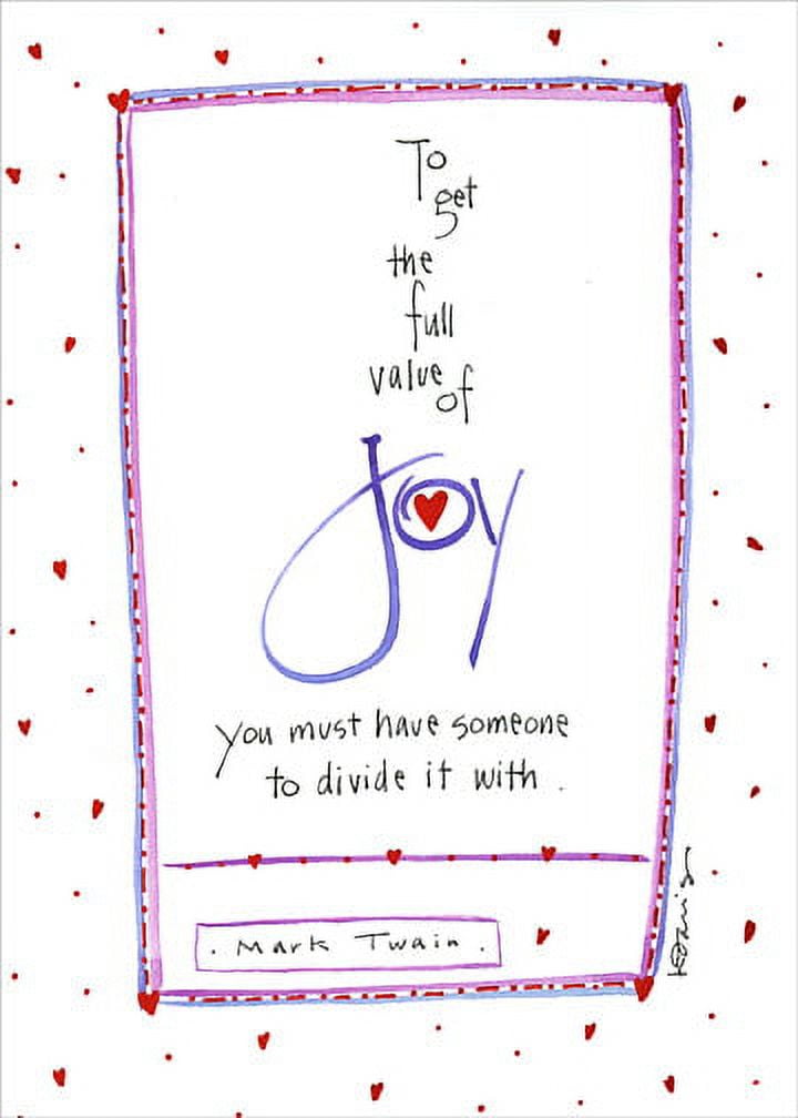 Recycled Paper Greetings Value of Joy Sweetest Day Card - Walmart.com recycled-paper-greetings-value-of-joy-sweetest-day-card-walmart-com