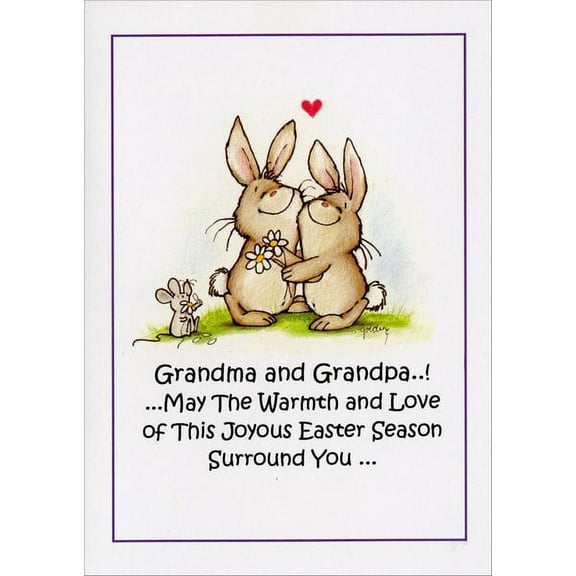 Recycled Paper Greetings Warm Fuzzy Hug Easter Card