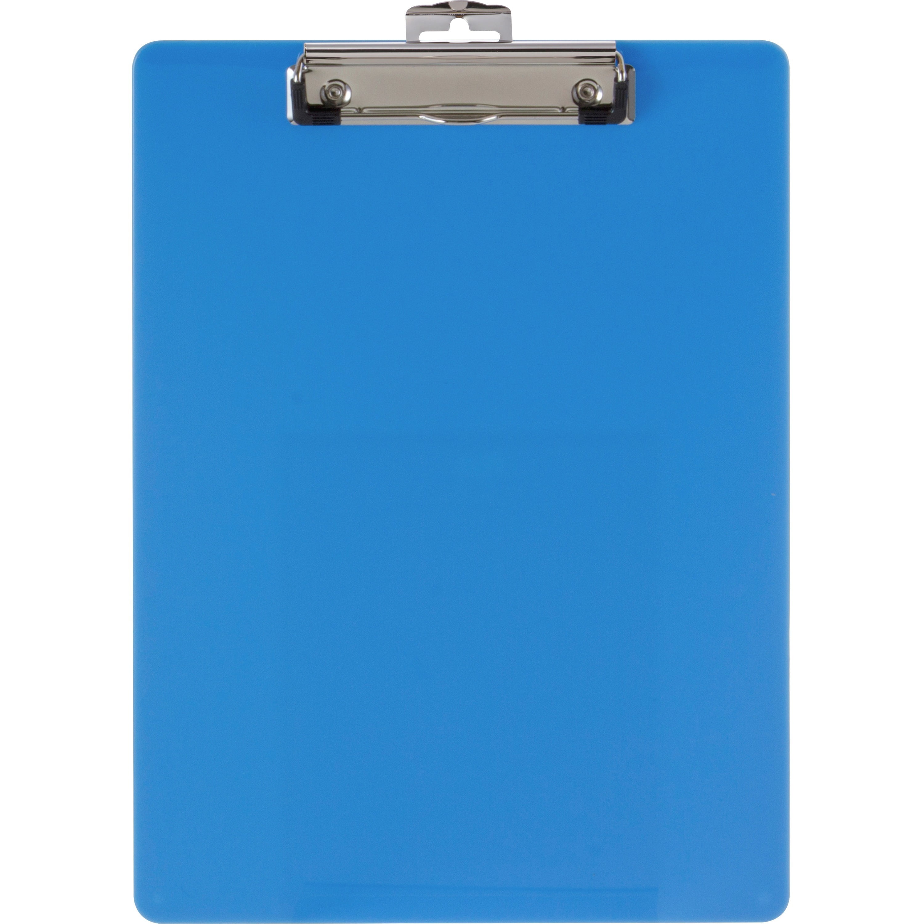 Recycled Plastic Clipboard, Holds 8.5 X 11, Blue | Bundle of 5 Each