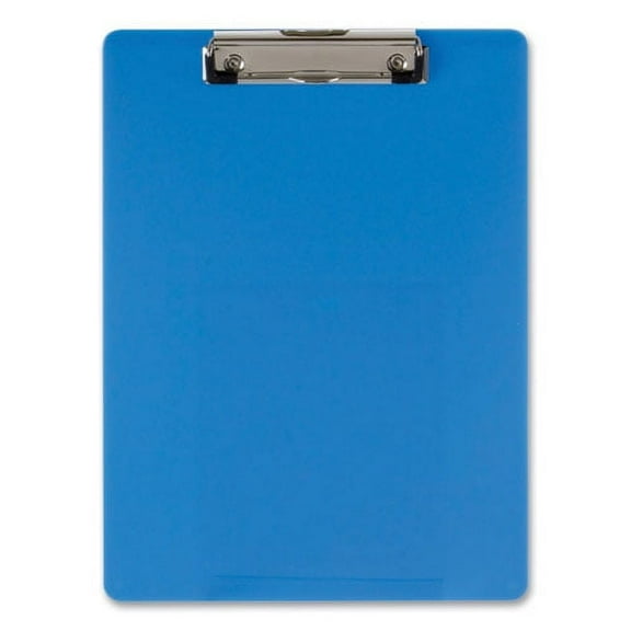 Recycled Plastic Clipboard, Holds 8.5 x 11 Sheets, Blue | Bundle of 10 Each