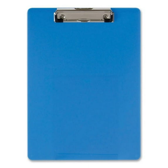 Recycled Plastic Clipboard, Holds 8.5 x 11 Sheets, Blue | Bundle of 2 Each