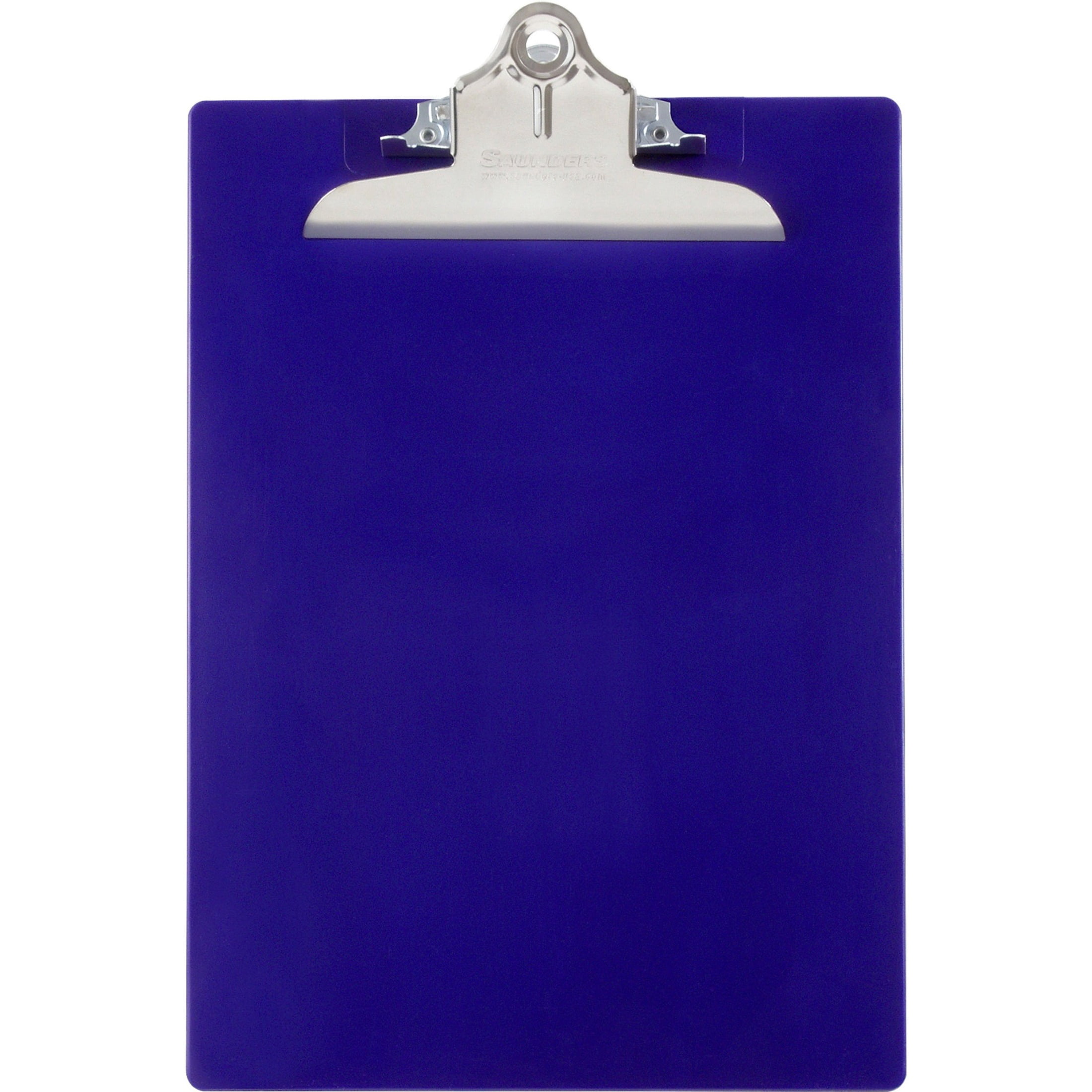 Recycled Plastic Clipboard With Ruler Edge, 1" Clip Cap, 8.5 X 11 Sheets, Blue | Bundle of 5 Each