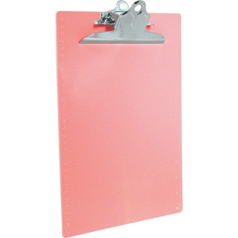 Recycled Plastic Clipboard with Ruler Edge, 1 Recycled Plastic Clipboard with Ruler Edge, 1