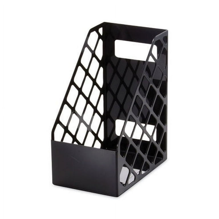 Recycled Plastic Large Magazine File, 6.25 x 9.5 x 11.88, Black Recycled Plastic Large Magazine File, 6.25 x 9.5 x 11.88, Black