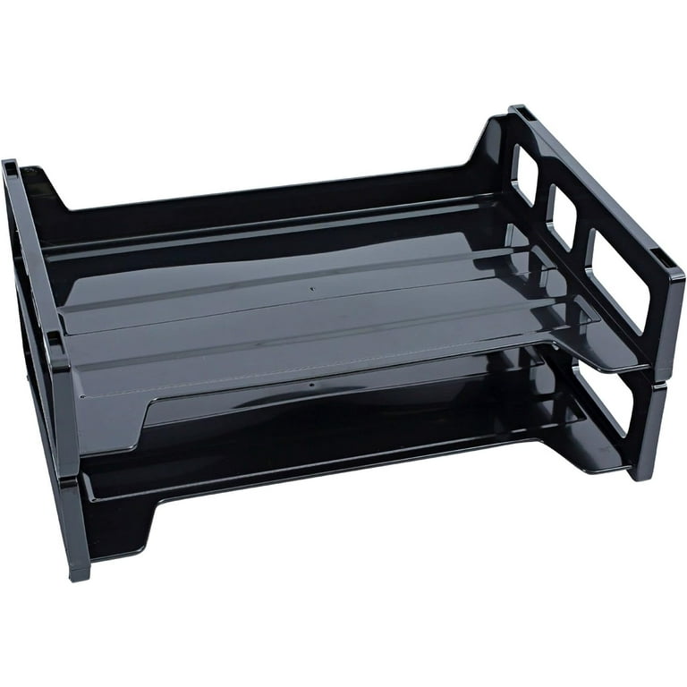 Officemate Achieva Recycled Side Load Letter Tray, 2/Pack - 5.4 Officemate Achieva Recycled Side Load Letter Tray, 2/Pack - 5.4