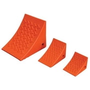 Recycled Plastic Wheel Chock, Orange