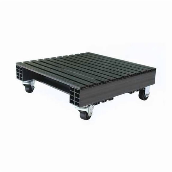 Recycled Rigid PVC Pallet, 24 in L, 24 in W, 9 in H, 1,500 lb Dynamic 05000246