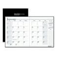 thumbnail image 1 of "Recycled Ruled 14-Month Planner with Stitched Leatherette Cover, 10 x 7, Black Cover, 14-Month (Dec to Jan): 2022 to 2024 | Bundle of 2 Each", 1 of 6