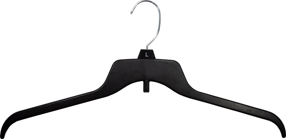 https://i5.walmartimages.com/seo/Recycled-Stackable-Black-Plastic-Top-Hanger-Box-of-100-19-Inch-Extra-Large-Hangers-with-Size-Marker-and-Chrome-Swivel-Hook_56cada23-75b1-4e9b-8486-6a2d42a0661c_1.61440bd40b7800a3d7ee445f5ac7e2bf.jpeg