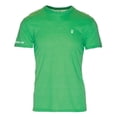 thumbnail image 1 of RecyclenBrand RM101GNW-S Triblend Crew T-Shirt for Mens, Green with White Logo - Small, 1 of 1