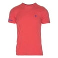 thumbnail image 1 of RecyclenBrand RM101RBl-M Triblend Crew T-Shirt for Mens, Red with Blue Logo - Medium, 1 of 1