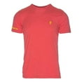 thumbnail image 1 of RecyclenBrand RM101RY-L Triblend Crew T-Shirt for Mens, Red with Yellow Logo - Large, 1 of 1