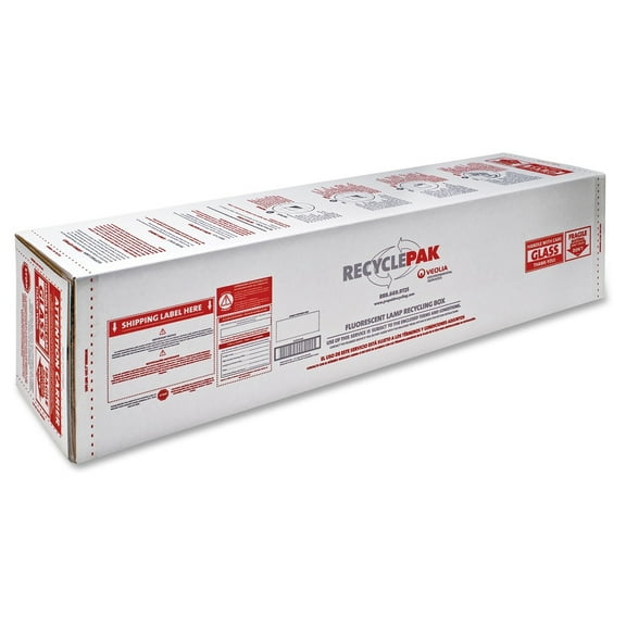 Recyclepak Prepaid Lamp Recycling Box, 12 X 12 X 48 In.