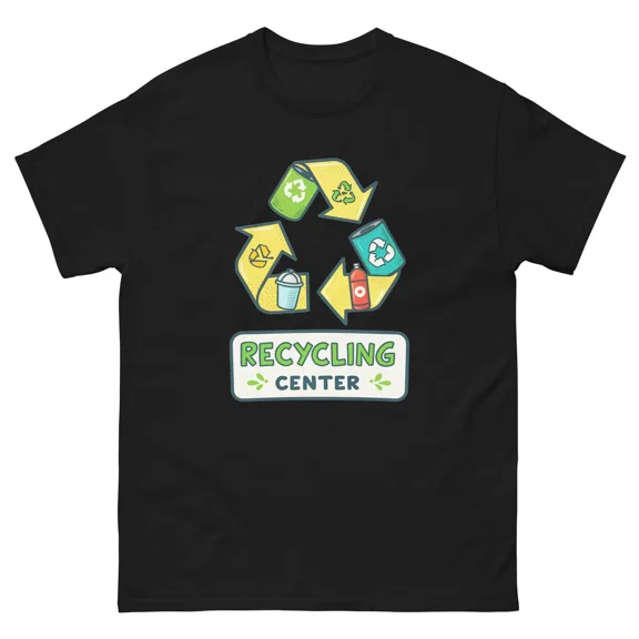 Recycling Center Everyday Location Building Place T-Shirt