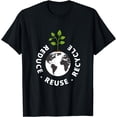 thumbnail image 1 of Recycling Earth Day Gift | Environment Reduce Reuse Recycle T-Shirt, 1 of 3
