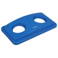 Recycling Lid, Blue Plastic, for Bottles/Cans, Compatible with 23