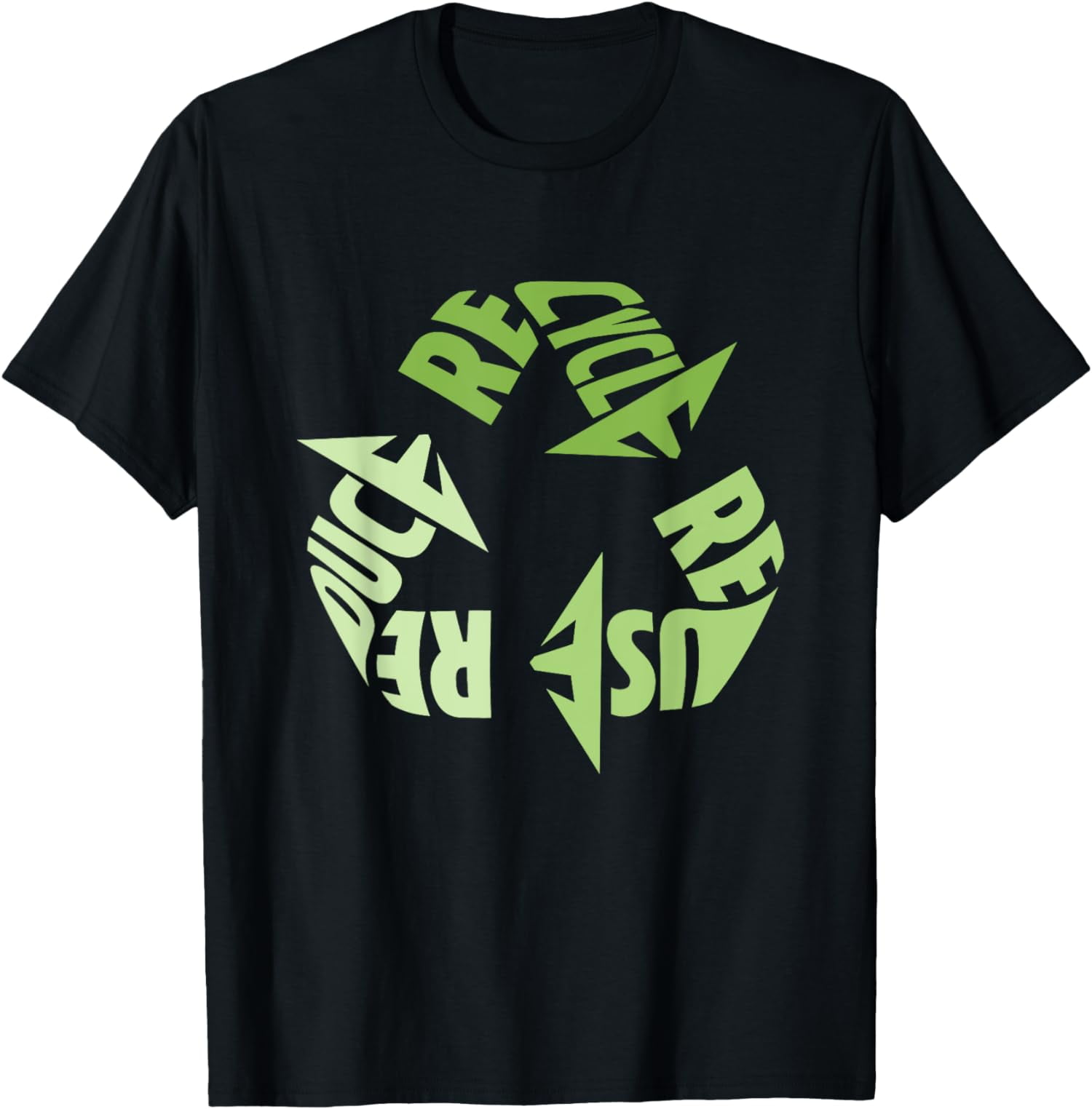 Recycling Reduce Recycle Reuse Environment Earth Day T-Shirt - Walmart.com
