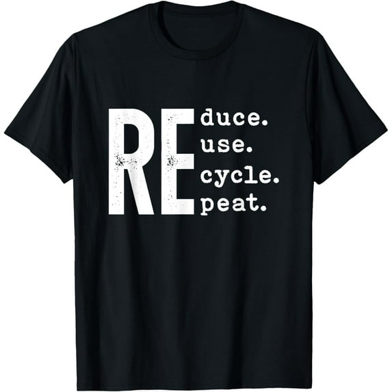 Recycling Reduce Reuse Recycle Repeat Environmental T-Shirt