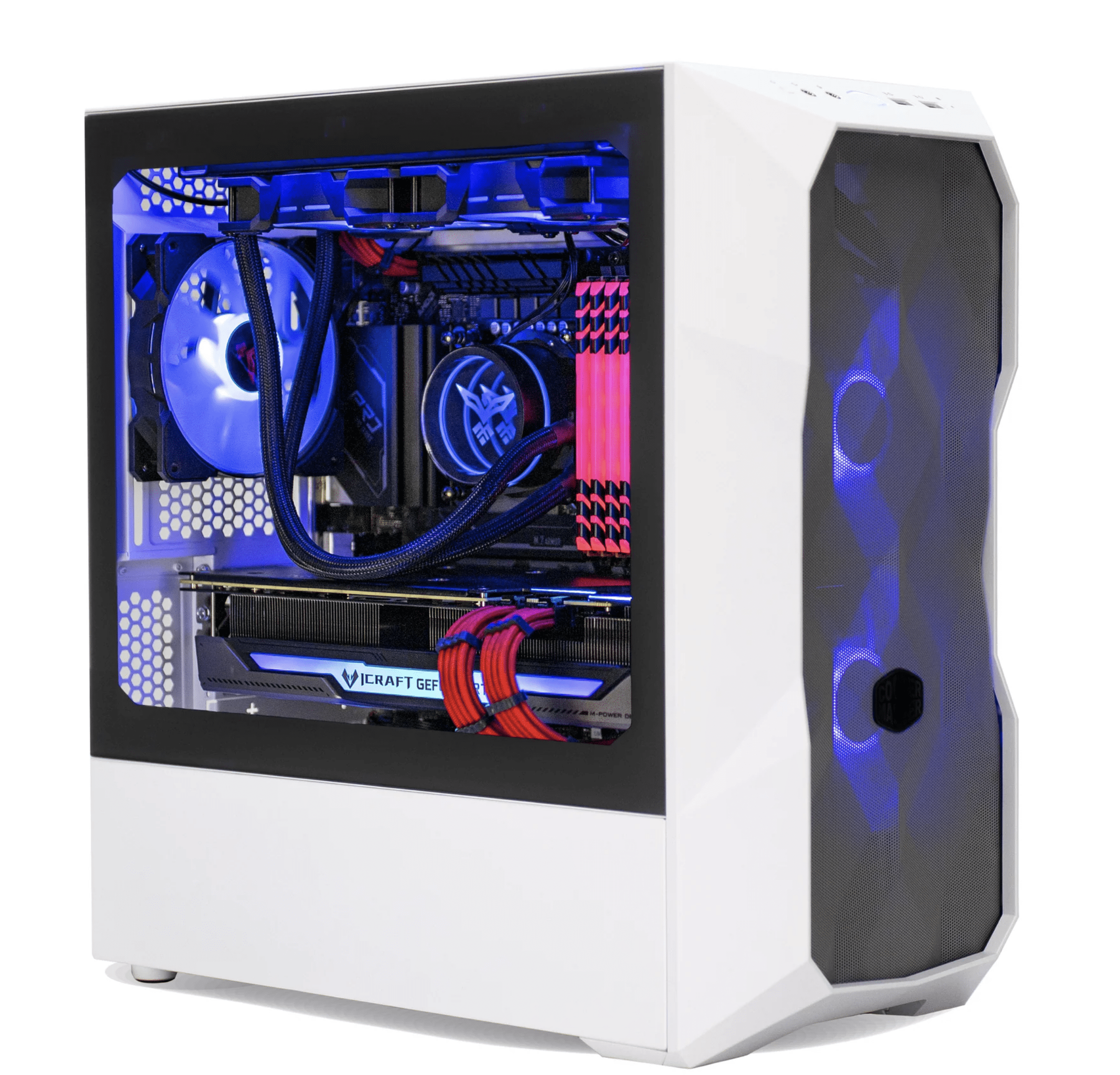 OPSYS Gallantis Lite-V3 Blanc PC Gamer Tour Ordinateur de Bureau (AMD Ryzen  5 5600, Geforce RTX 3070, 1 to NVMe SSD, 1 to HDD, 16 Go RAM, Windows 11)