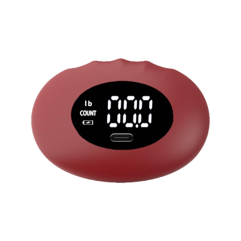 Dinamometro Digitale Per Forza Di Presa - 120kg, Schermo LED, Ricarica USB, Nero - Foto 3