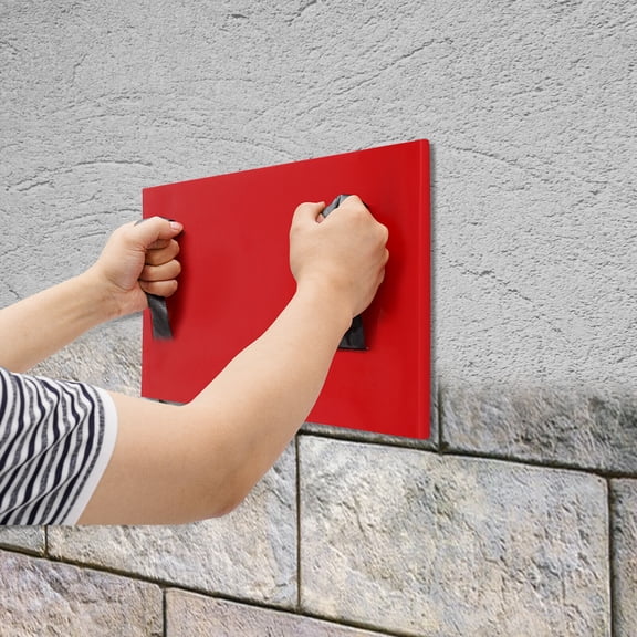 Red 0.5-inch thick PU Concrete Stamp Mat, Concrete Texture Skin, Concrete Texture Mat Rectangular 23.6*12*0.5inch