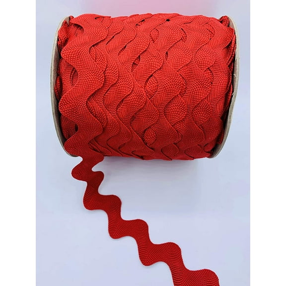 Red 1-1/2" Giant Jumbo Ric Rac