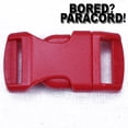 thumbnail image 1 of Red 1/2 Inch Buckle - 5 pack - Great for Paracord, 1 of 1