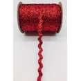 thumbnail image 1 of Red 1/2" Metallic Ric Rac, 1 of 3