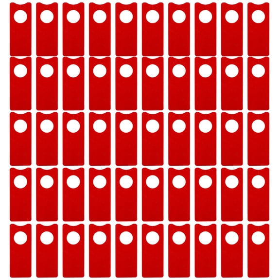 Red 100-Piece Plant Marker Set, Weatherproof Labels for Trees, Flowers, and Vegetables, Durable Plastic Tags for Clear Garden Marking