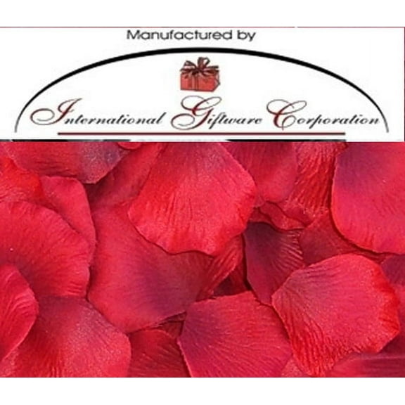 Red - 100 Silk Rose Petals Wedding Favors - Solid Colors - Wedding Reception and Party Supplies