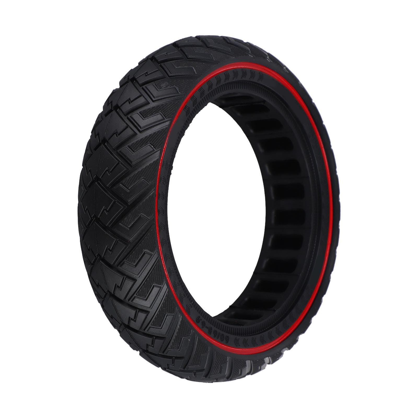 Red 10Inch 60/656.9 OffRoad Solid Tires for Ninebot Max G2 G65