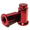 thumbnail image 1 of Red 10x1.25 Flat Base Lug Nut 14mm Hex ATV UTV Kodiak Banshee Raptor ITP, 1 of 1