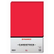 Red 11 x 17" Cardstock Paper - Tabloid/Ledger - for Cards and Stationery Printing | Medium weight 65 LB 175 gsm Cover Card Stock | 100 Sheets Per Pack