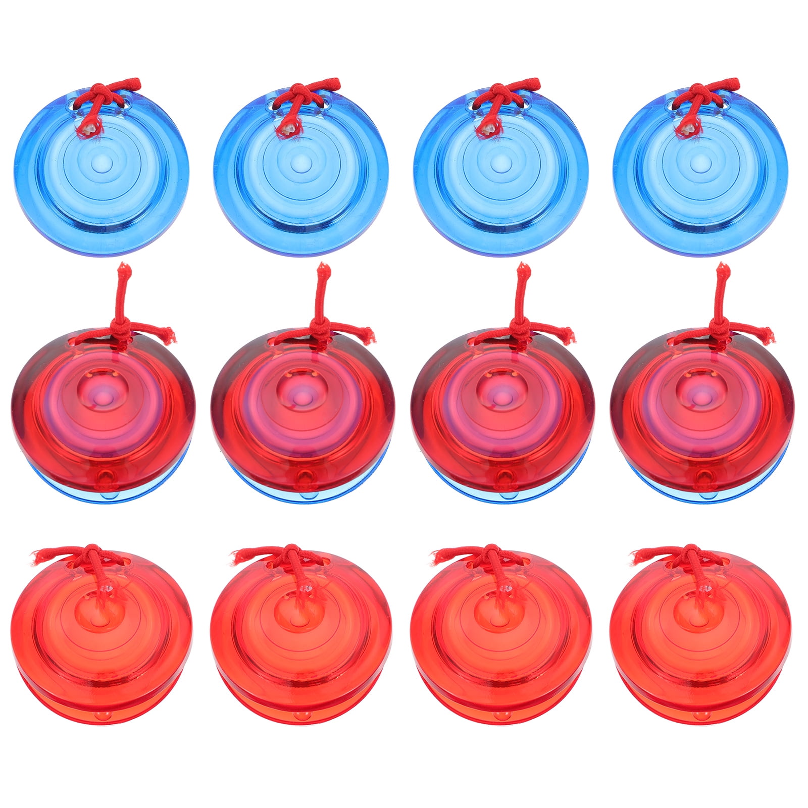 Red 12 Pcs Plastic Toddler Music Toys Percussion Instruments for Kids