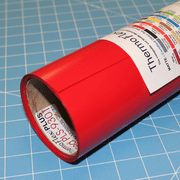 Red 12" x 5 feet ThermoFlex Plus Heat Transfer Vinyl Roll, HTV