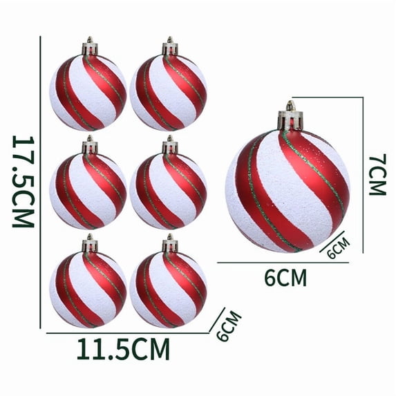 Red 2.4" Christmas Balls Christmas Tree Decoration Ornaments, Hanging Ornaments Balls, Christmas Tree Decorations Set, Shatterproof Hanging Balls for Birthday Christmas Wedding Decorations