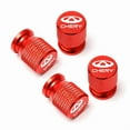 thumbnail image 1 of Red 2-Car Wheel Center Caps, Stem Covers, Dustproof, Waterproof, Car Accessories, Chery Tiggo 3, 4, 5, 7, Pro 8, 1 of 3