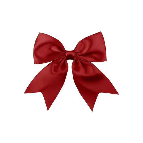 Red 20 Pack Ribbon Bow Hair Clips Clothing Bags Gift Boxes Packaging Diy Accessories Satin Bows For Crafts Red