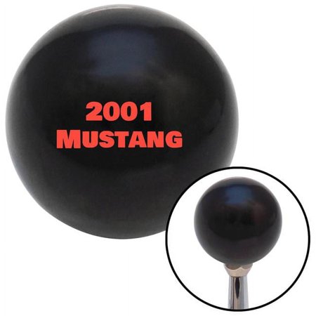 Red 2001 Mustang Black Shift Knob with M16 x 1.5 Insert Shifter Auto Manual Custom Brody