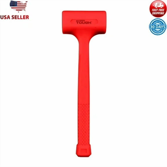 Red 2Lb Dead Blow Hammer Non Marring Soft Face Tools Woodworking Mechanics New