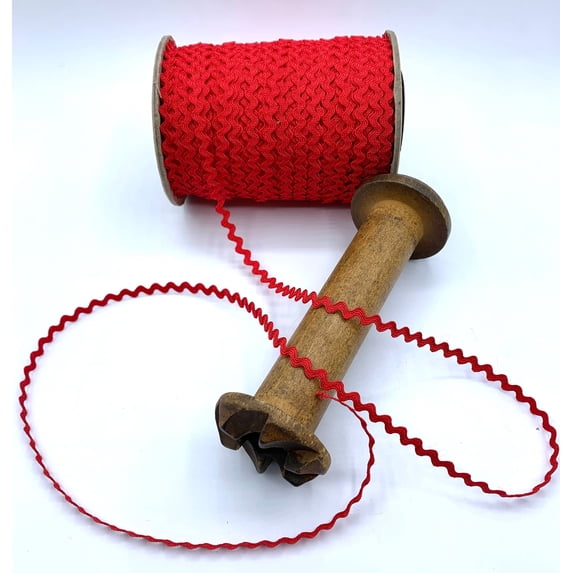 What Is Ric Rac Trim Red 3/16