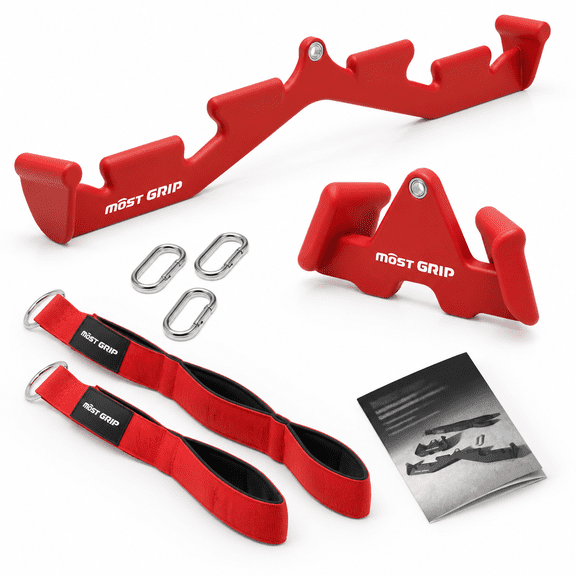 Red-3 Neutral Grip Lat Pulldown Attachments for Home and Commercial Gym Fitness