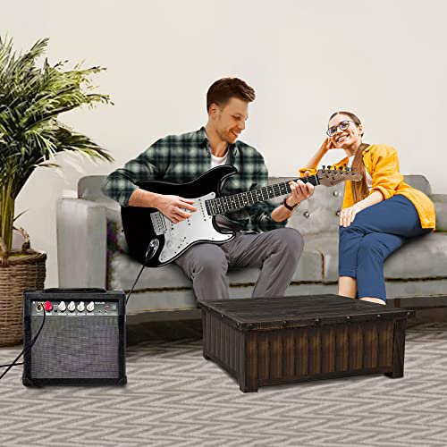 Red 30 Inch Kids Electric Guitar Beginner Kit, Set Includes 20W