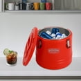 thumbnail image 1 of Red 30L Insulated Soup Container, Energy-Saving Food Warmer 6-8H Cold/4-6H Hot, 1 of 17