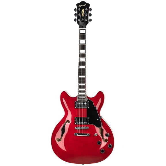 Red 335 Full Scale Electric Guitar Semi-Hollow Body Guitar